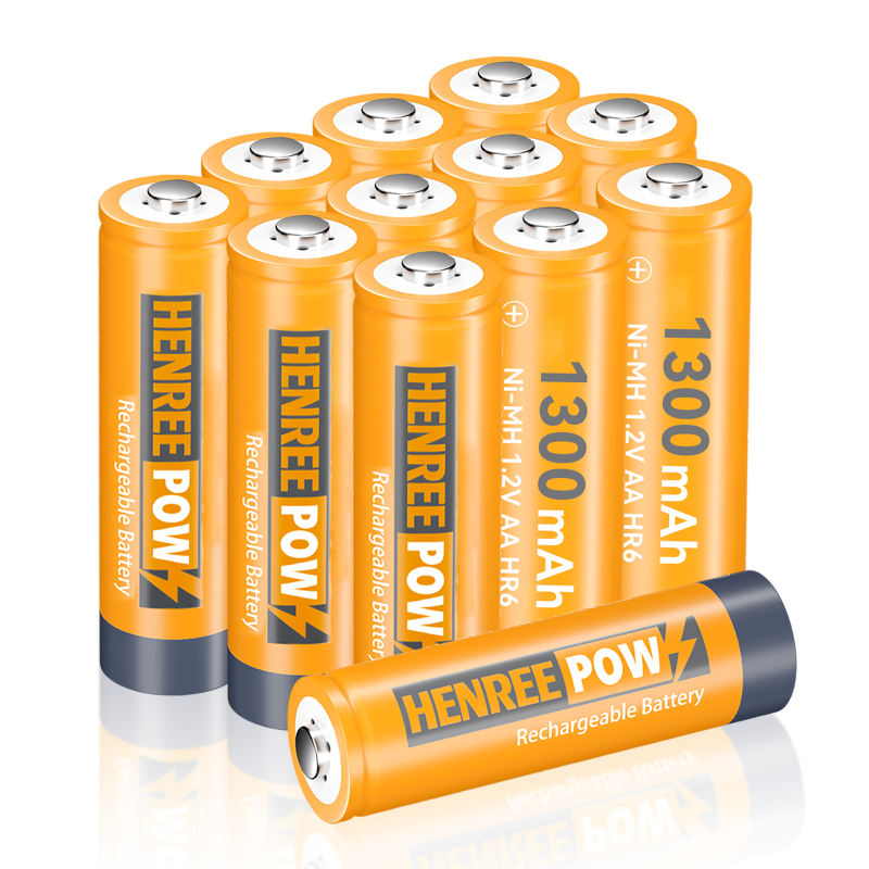 Henreepow 1,2V 1300Mah aa ni-mh polnilne baterije