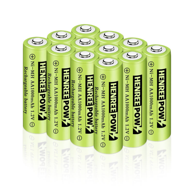 Henreepow 1,2V 600Mah aa ni-mh polnilne baterije