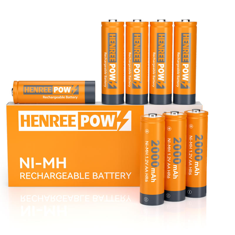 Henreepow AA 2000Mah 1,2V visoka zmogljivost ni-MH polnilna baterija